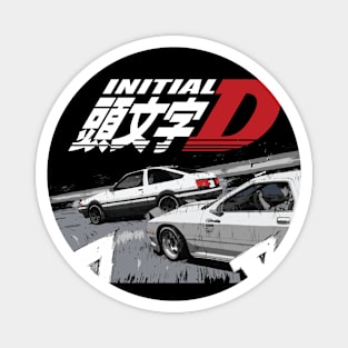 AE86 Corolla Takumi vs Ryosuke FC RX-7 Tandem Drifting Racing Magnet